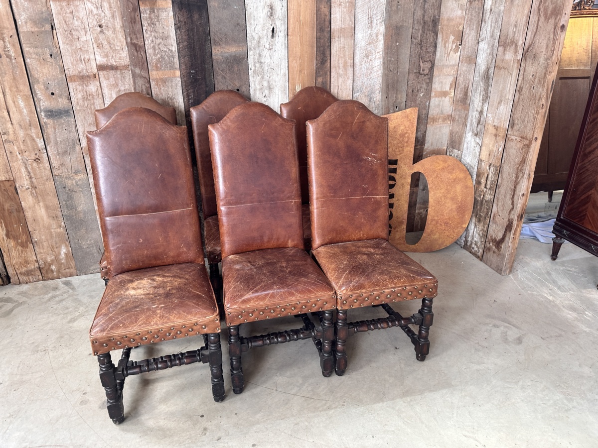 6 Quality Brown Leather