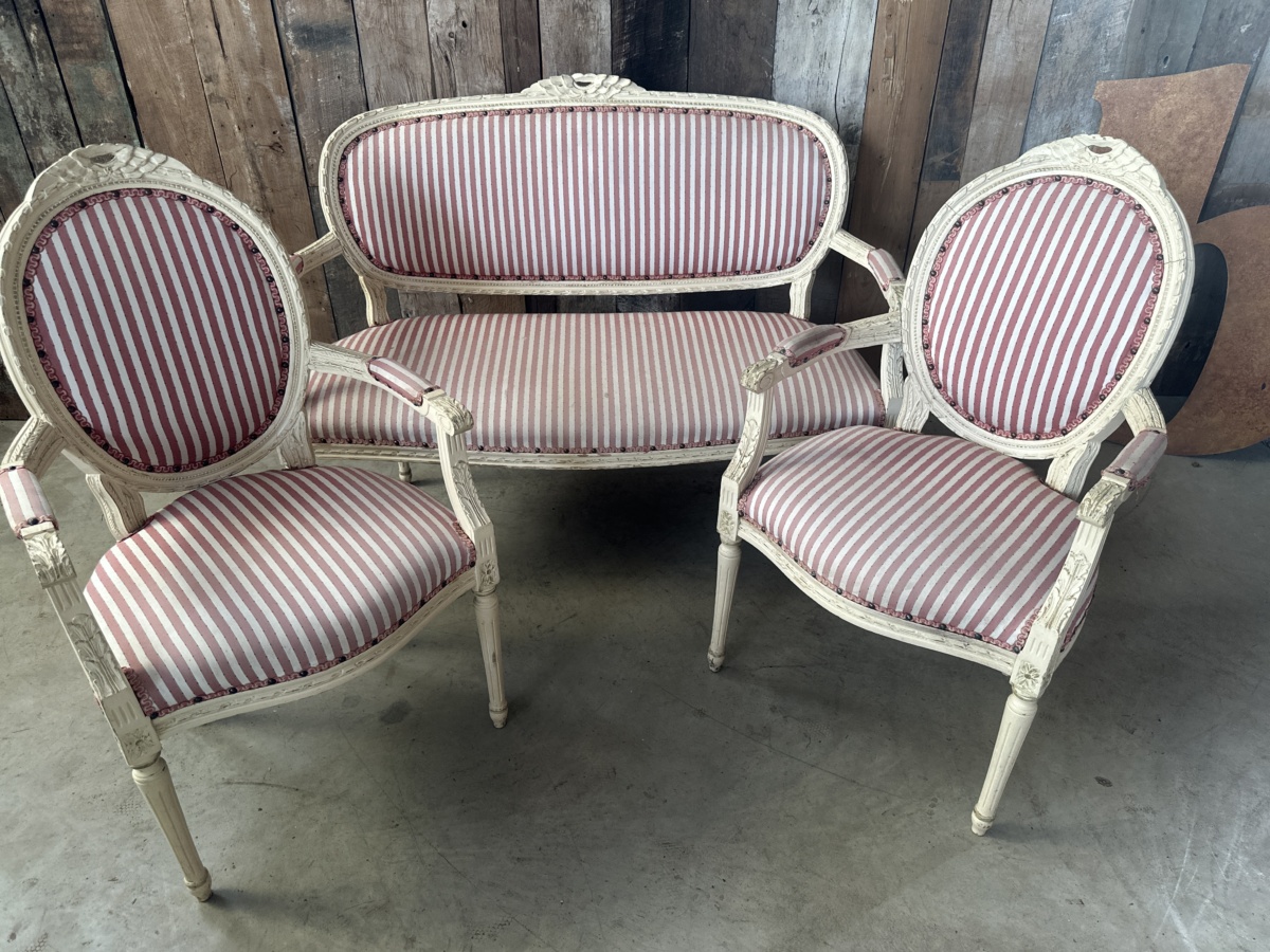 French Salon Three-piece Suite
