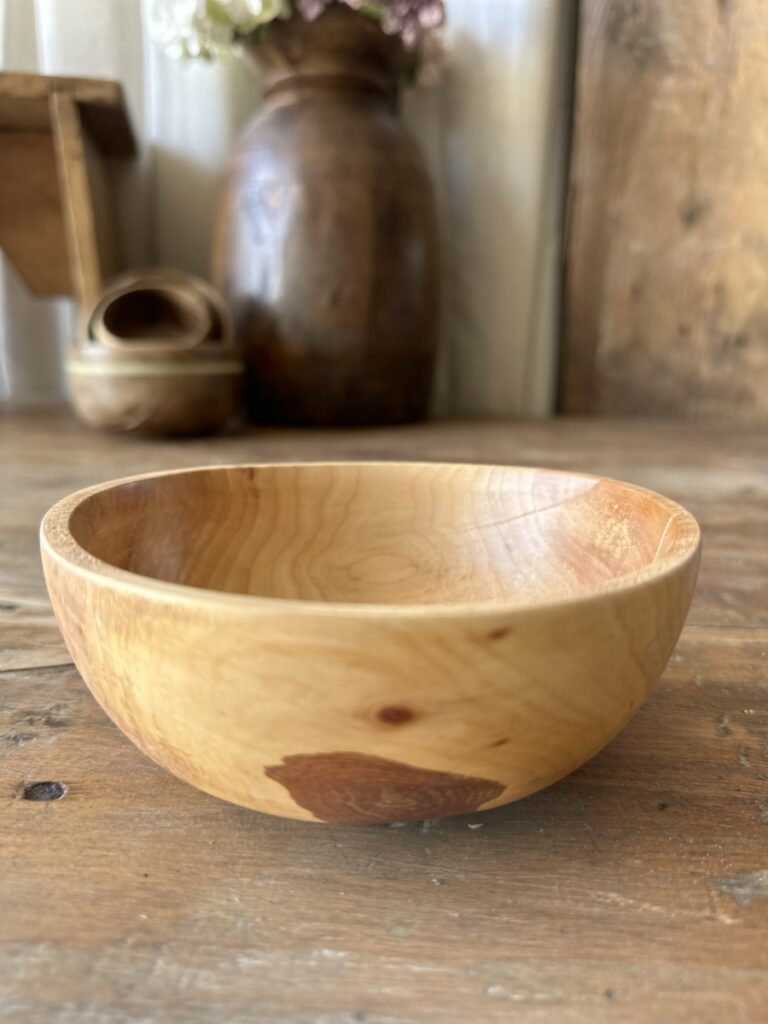 handmade wooden bowl