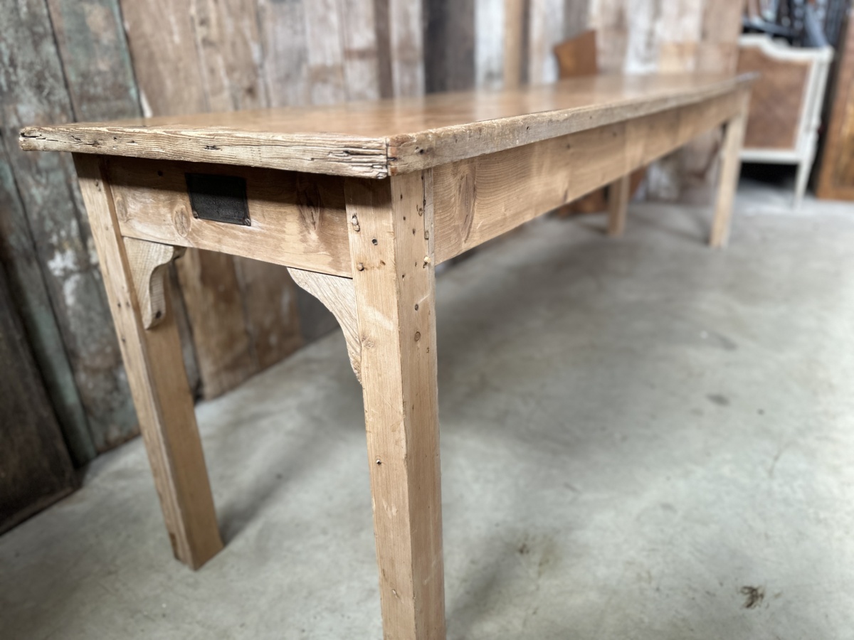 Large Pine Work Refectory Table