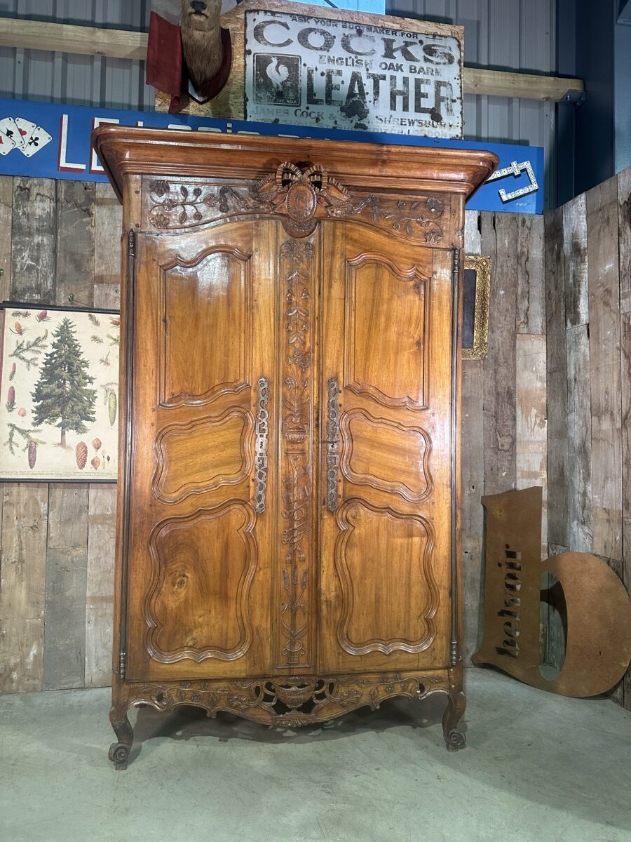French 18th Century Walnut Armoire