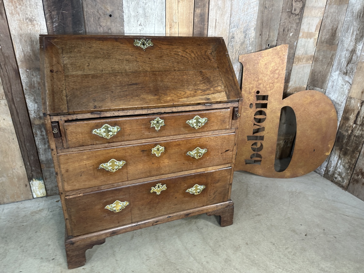 Georgian Country Oak Bureau