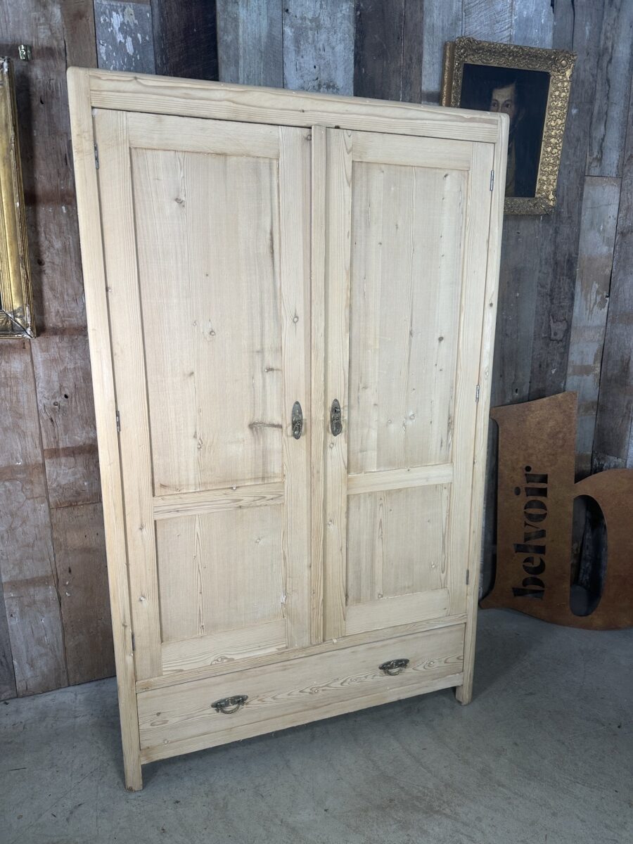Continental Pine Armoire Double Wardrobe