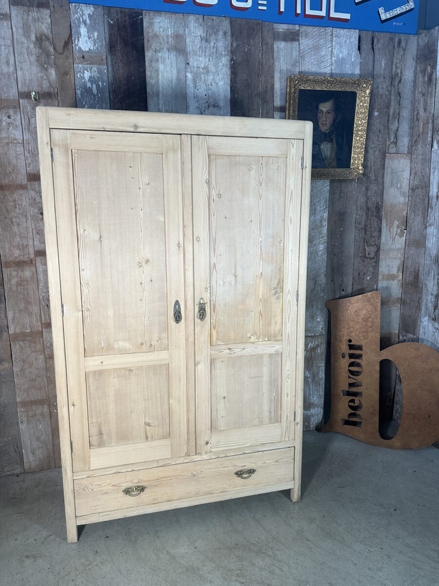Continental Pine Armoire Double Wardrobe