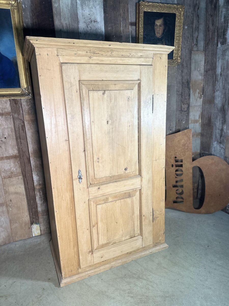 French Pine Armoire Hall Robe