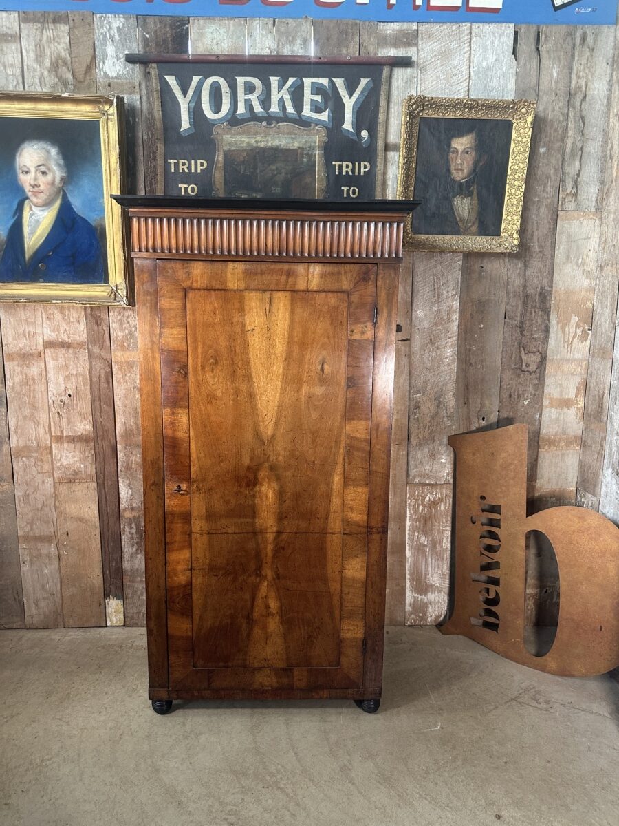 French Mahogany Vitrine Armoire Cupboard