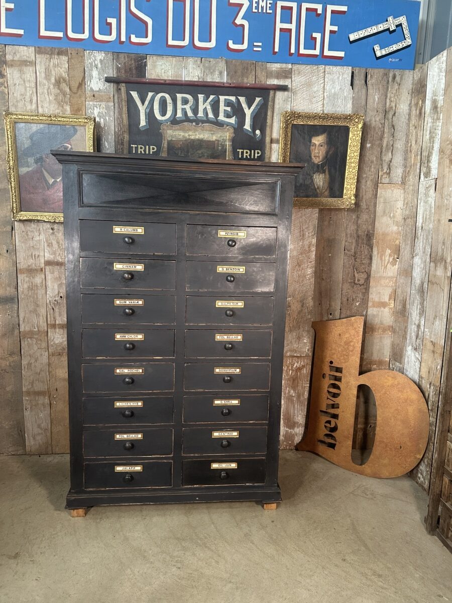 Apothecary Chest Bank of Drawers