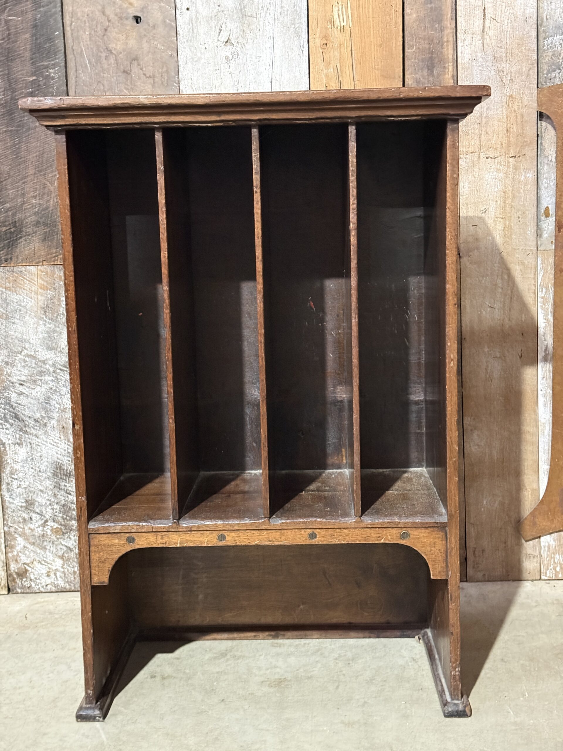 Antique Edwardian Mahogany Ledger Bookkeeper Filing Cabinet